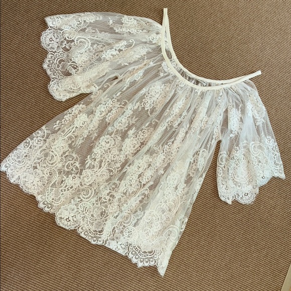 Free People Dresses & Skirts - Jen’s Pirate Booty- Free People Lace On The Open Road Tunic, Mini Dress, Coverup